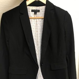 Ann Taylor Blazer, Contrast Print Lining